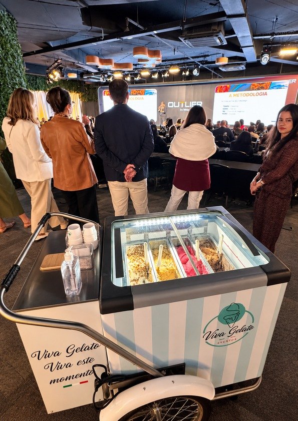 Viva Gelato em evento corporativo