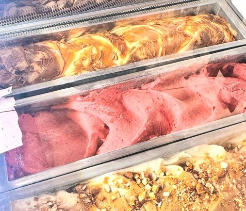 Sabores de gelato artesanal